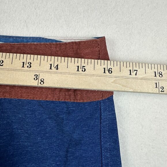 Roark Revival Shorts Mens 32 Blue Cargo Board Shorts Swim Stretch Drawstring - Picture 2 of 13